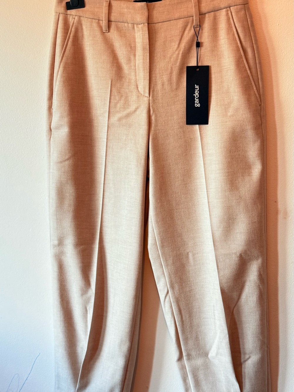 Women's Tailored Beige Trousers